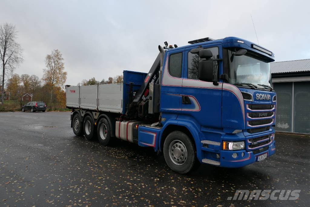 Scania Tipp/Kran R520lb8x4*4hnb Smagās mašīnas ar celtni