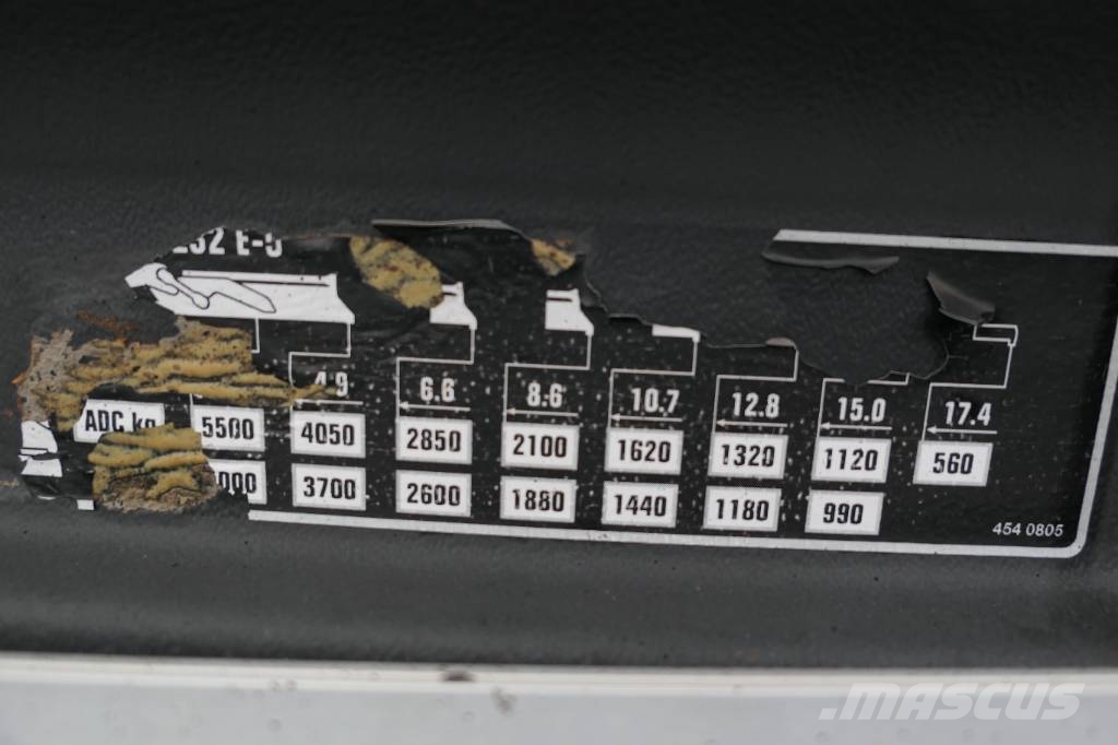 Scania Tipp/Kran R520lb8x4*4hnb Smagās mašīnas ar celtni