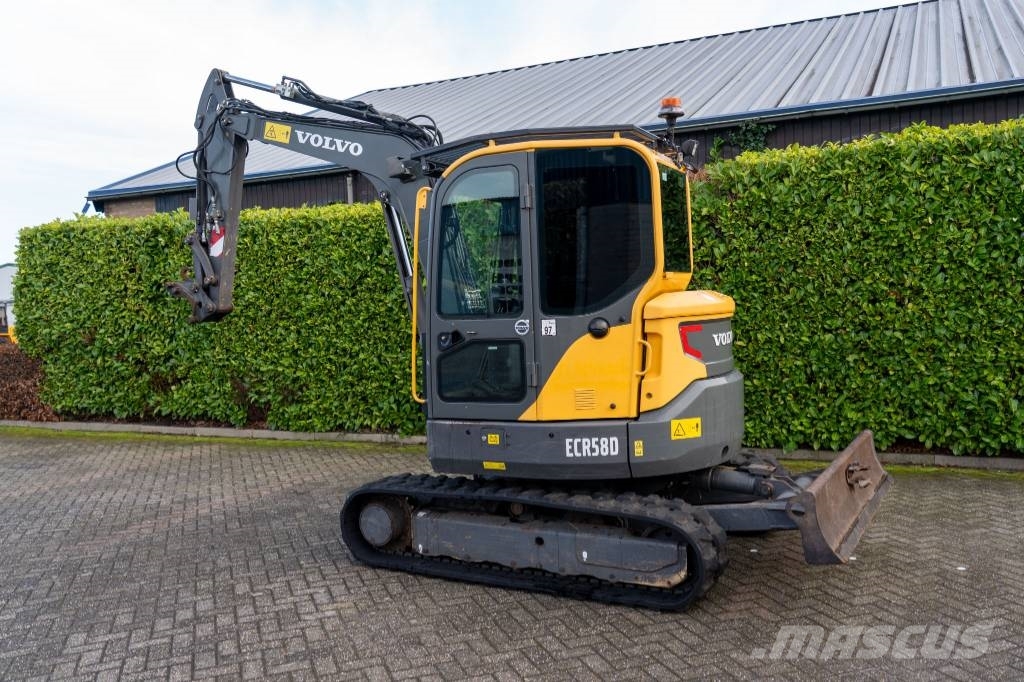 Volvo ECR58D Mini ekskavatörler, 7 tona dek