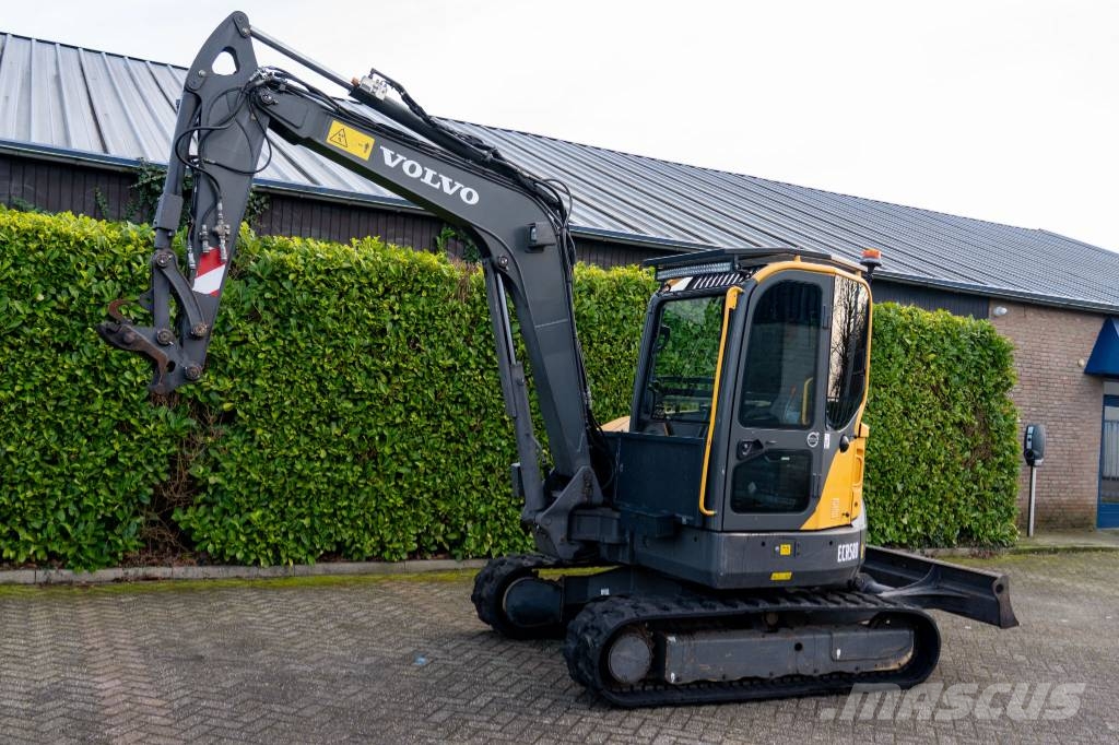 Volvo ECR58D Mini ekskavatörler, 7 tona dek
