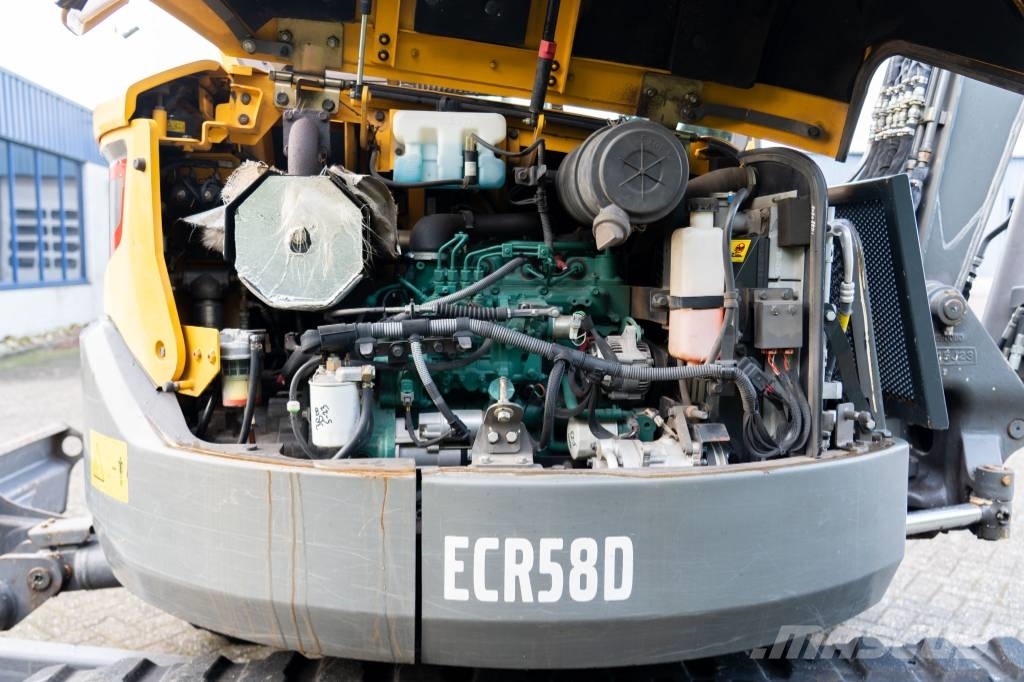 Volvo ECR58D Mini ekskavatörler, 7 tona dek