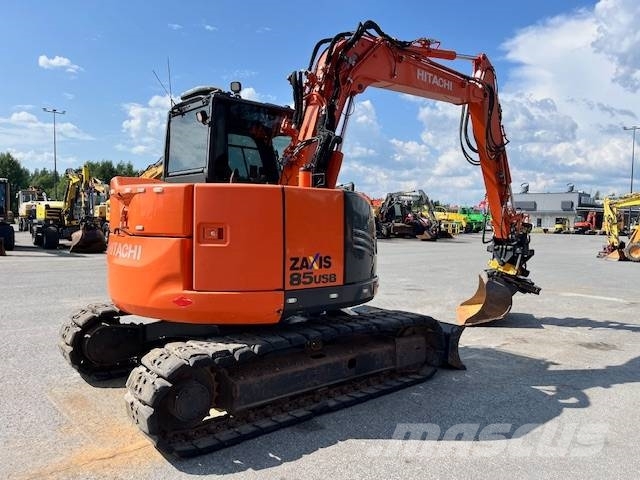 Hitachi ZX 85 US-5A / Engcon+pihdit , Rasvari,Luiskakauha