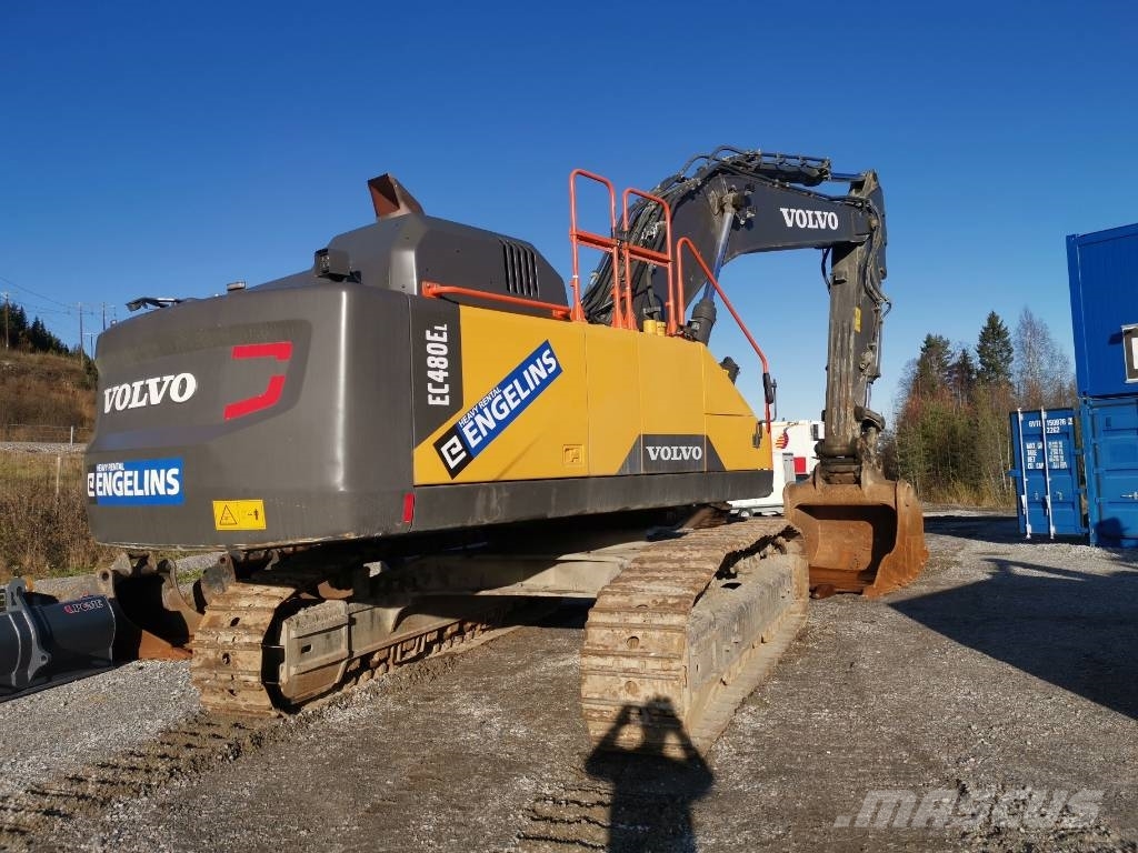 Volvo EC480EL, UTHYRES 履带挖掘机