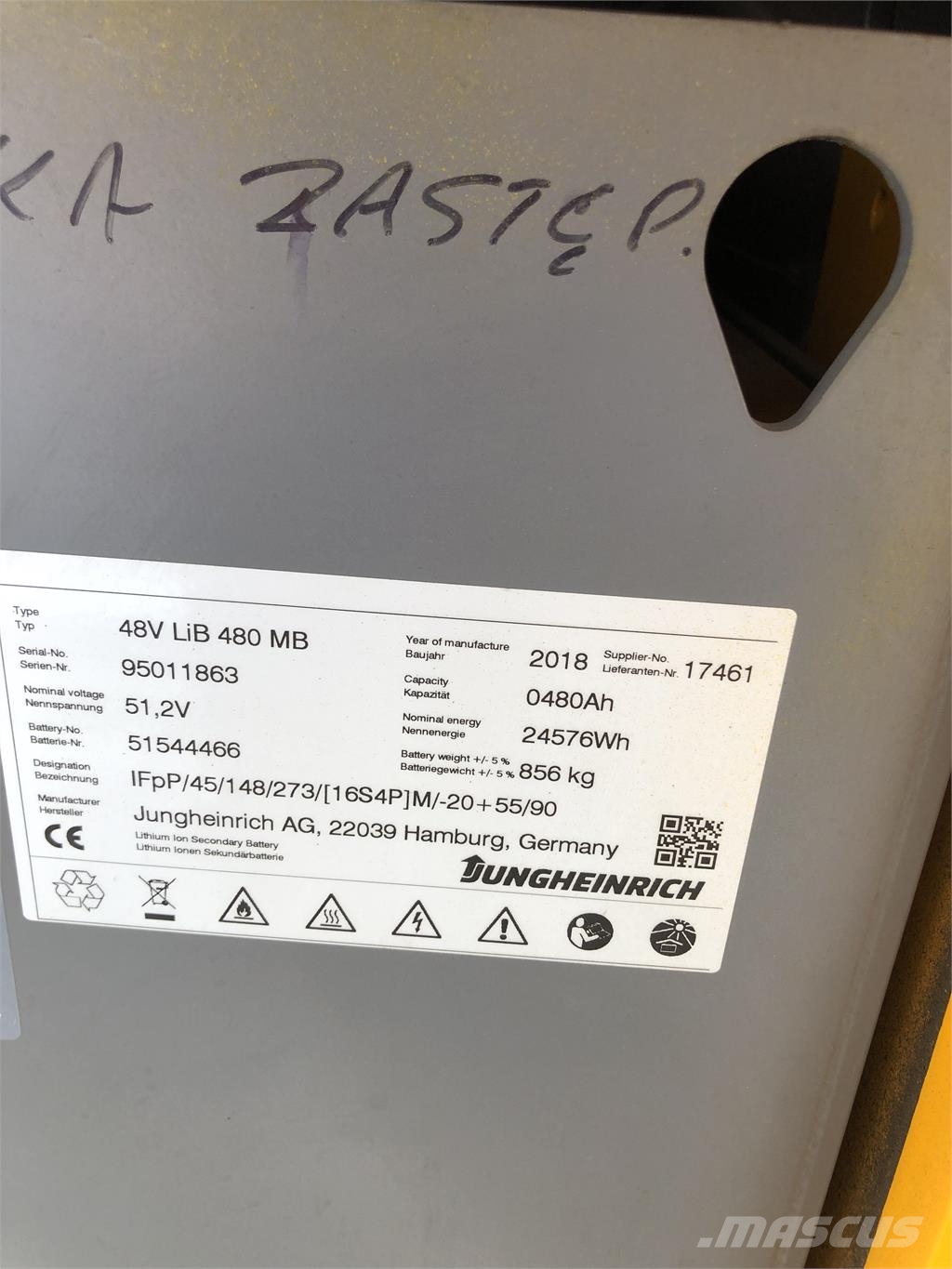 Jungheinrich EFG 216K Li-Ion Electric forklifts
