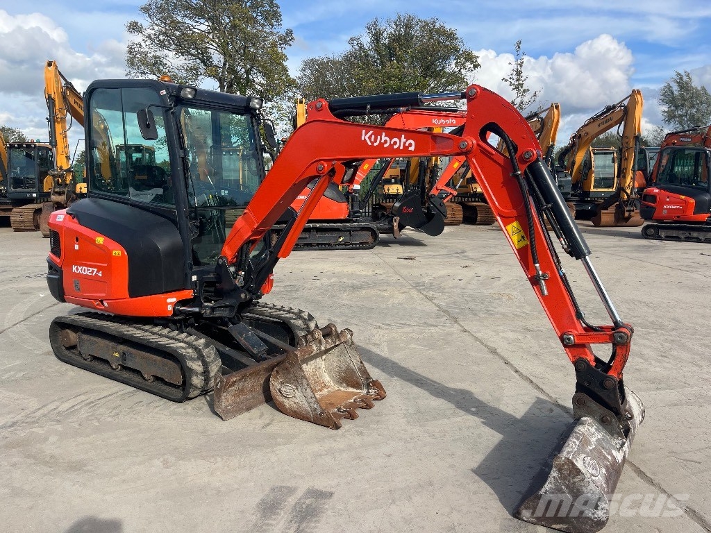 Kubota KX 027-4 حفارات صغيرة أقل من 7 طن (حفارات صغيرة)