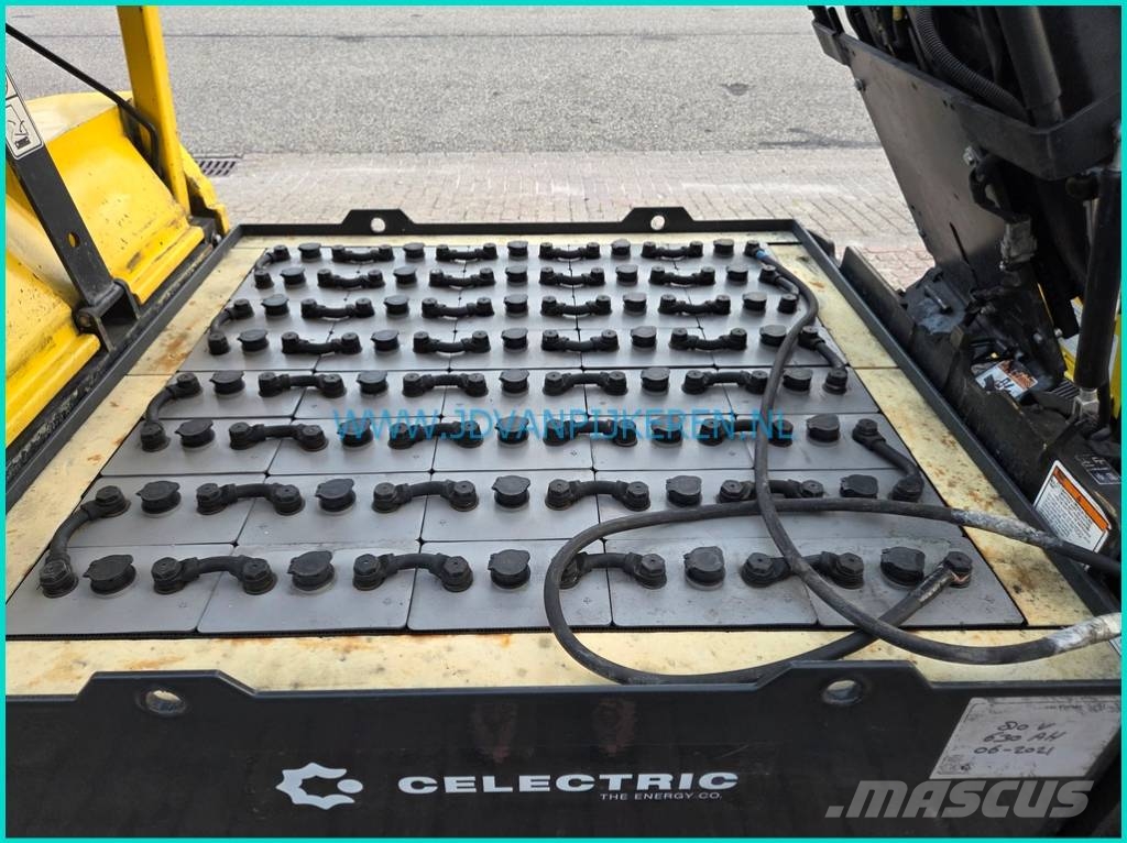 Hyster E5.50XL ACX 6377hours+batt99%+shift+forkpositioner Электропогрузчики
