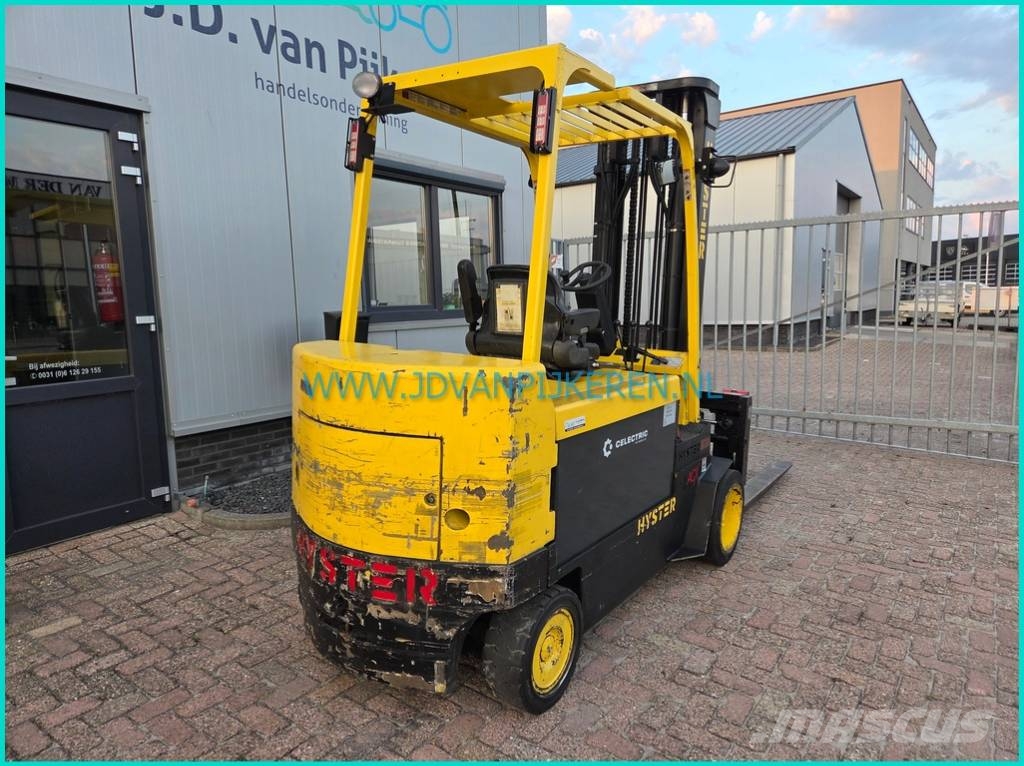 Hyster E5.50XL ACX 6377hours+batt99%+shift+forkpositioner Электропогрузчики