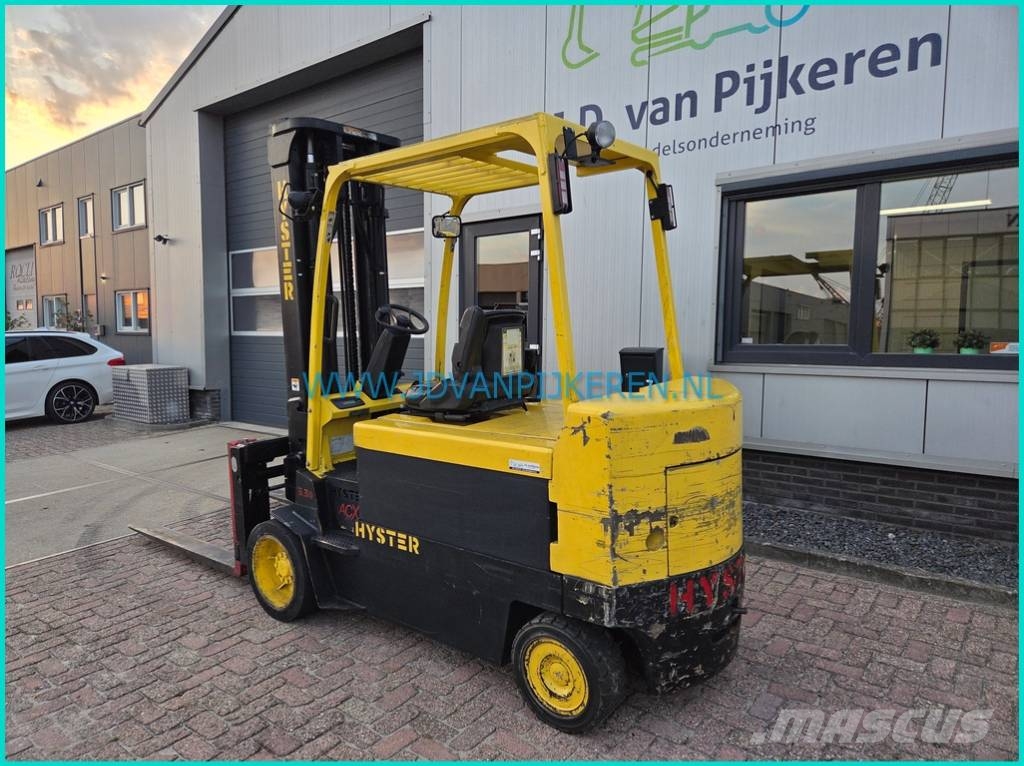 Hyster E5.50XL ACX 6377hours+batt99%+shift+forkpositioner Электропогрузчики