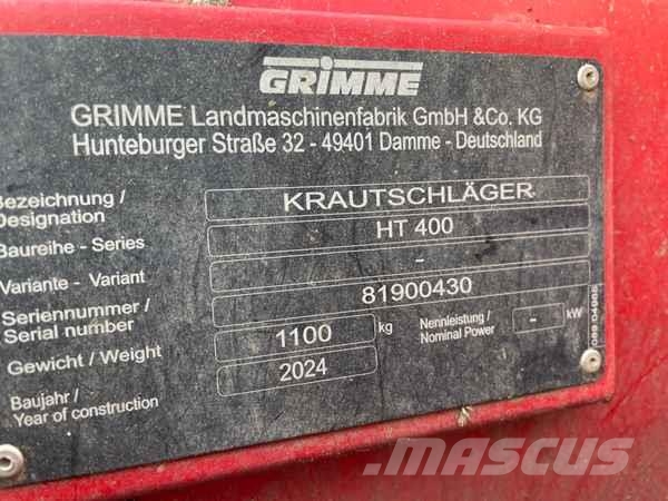 Grimme VARITRON 470 GEN III RS Farm machinery