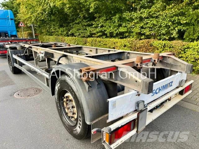 Schmitz Cargobull AWF 18 / BDF Wechselbrücken / 2 x Achsen Причепи для перевезення контейнерів