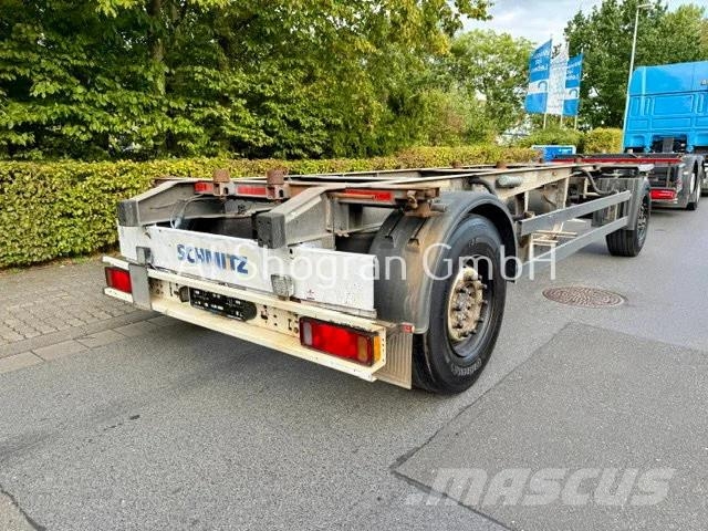 Schmitz Cargobull AWF 18 / BDF Wechselbrücken / 2 x Achsen Причепи для перевезення контейнерів