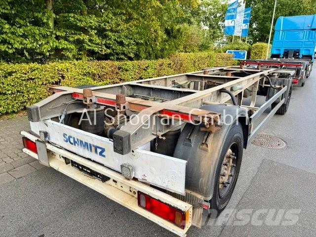 Schmitz Cargobull AWF 18 / BDF Wechselbrücken / 2 x Achsen Причепи для перевезення контейнерів