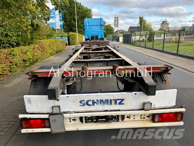 Schmitz Cargobull AWF 18 / BDF Wechselbrücken / 2 x Achsen Причепи для перевезення контейнерів