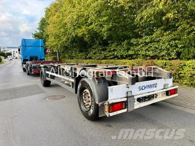 Schmitz Cargobull AWF 18 / BDF Wechselbrücken / 2 x Achsen Причепи для перевезення контейнерів
