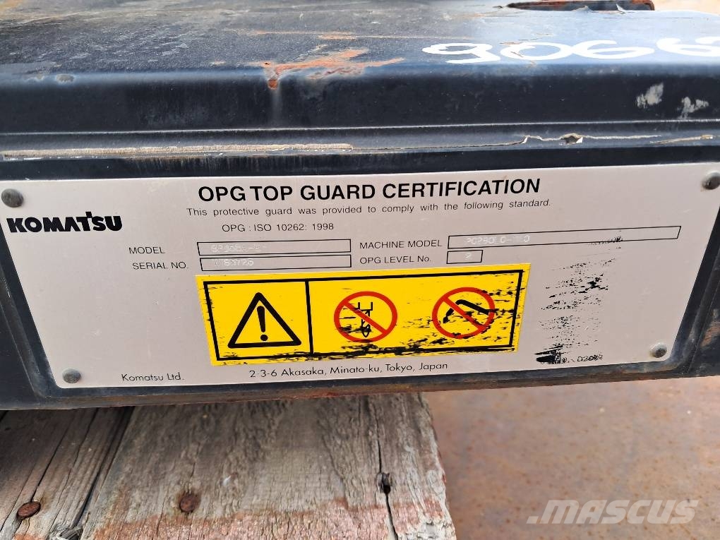 Komatsu Top and Front protection PC290LC-11 Overige componenten