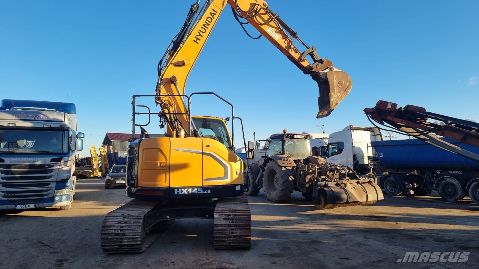 Hyundai HX 145 LCR Bageri guseničari