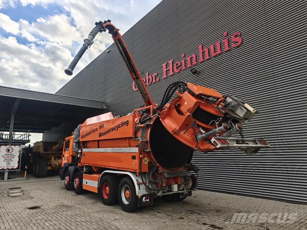 MAN 41.414 F2000 8x4 Holzmann HKS 32/18000 VH Tank コンバイン/バキュームトラック