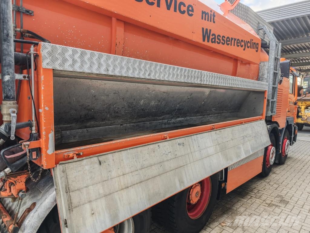 MAN 41.414 F2000 8x4 Holzmann HKS 32/18000 VH Tank コンバイン/バキュームトラック
