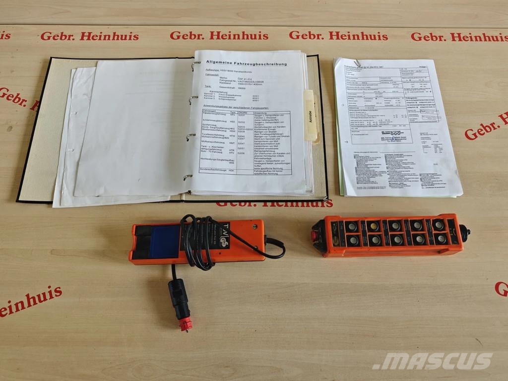 MAN 41.414 F2000 8x4 Holzmann HKS 32/18000 VH Tank コンバイン/バキュームトラック