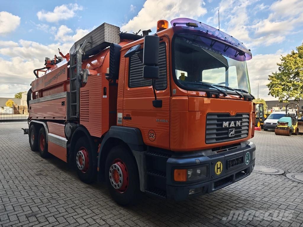 MAN 41.414 F2000 8x4 Holzmann HKS 32/18000 VH Tank コンバイン/バキュームトラック