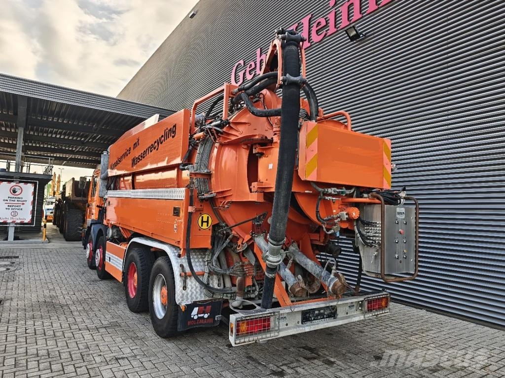 MAN 41.414 F2000 8x4 Holzmann HKS 32/18000 VH Tank コンバイン/バキュームトラック