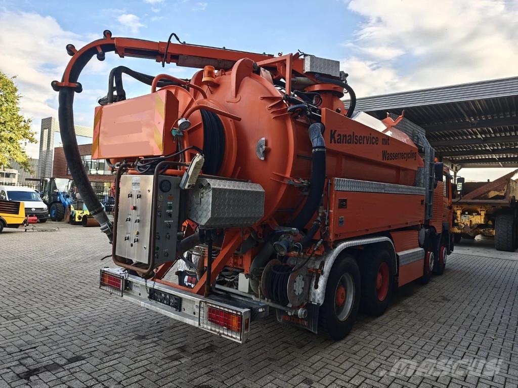MAN 41.414 F2000 8x4 Holzmann HKS 32/18000 VH Tank コンバイン/バキュームトラック