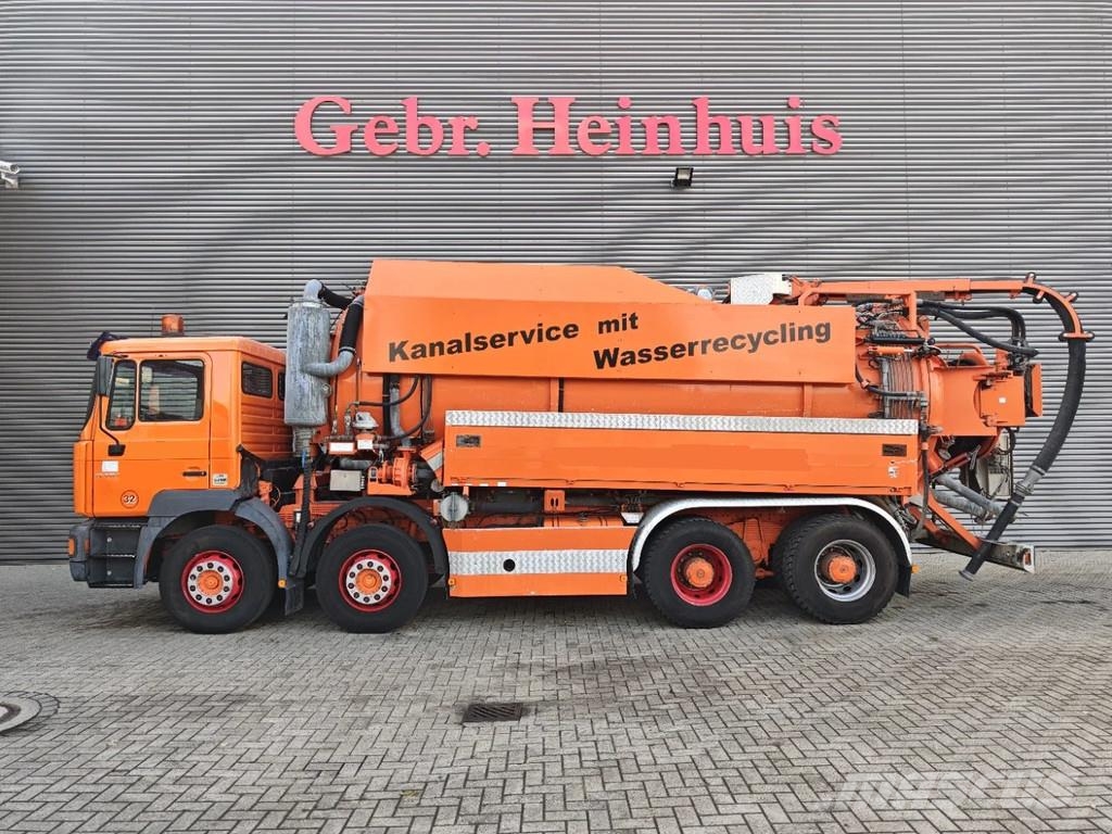 MAN 41.414 F2000 8x4 Holzmann HKS 32/18000 VH Tank コンバイン/バキュームトラック