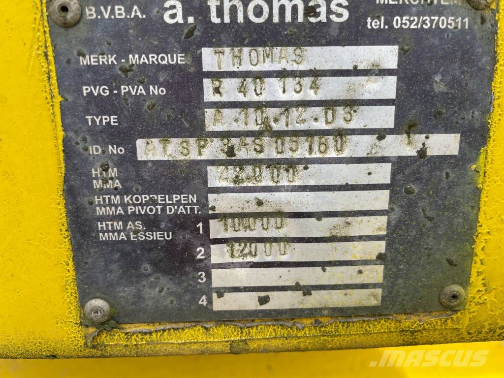 Thomas 3-assige aanhangwagen Zemie treileri