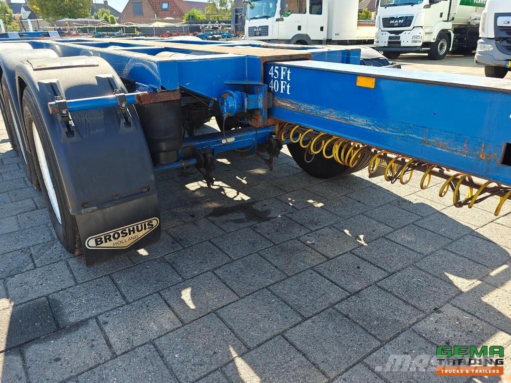 Broshuis 3 UCC-39/45 EU Multi - All Types of Containers - L Kontejnerske polprikolice