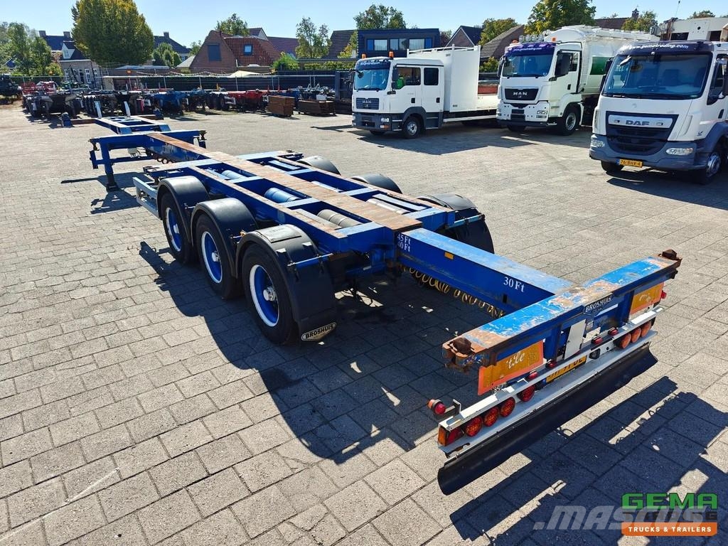 Broshuis 3 UCC-39/45 EU Multi - All Types of Containers - L Kontejnerske polprikolice