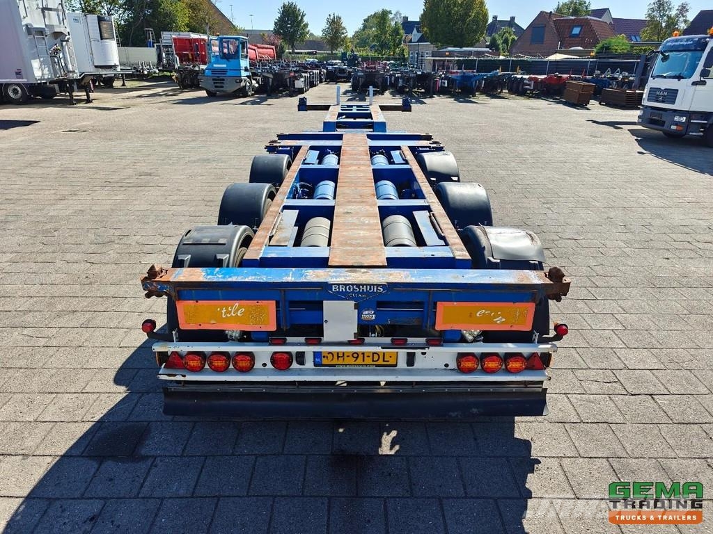 Broshuis 3 UCC-39/45 EU Multi - All Types of Containers - L Kontejnerske polprikolice