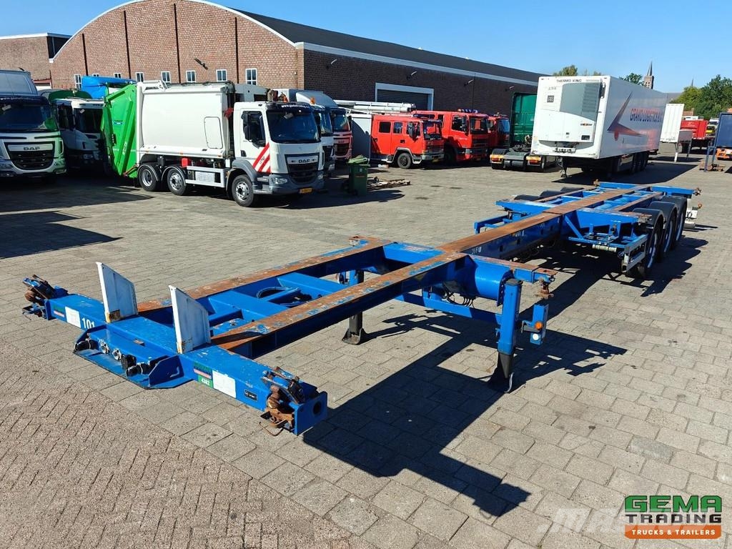 Broshuis 3 UCC-39/45 EU Multi - All Types of Containers - L Kontejnerske polprikolice