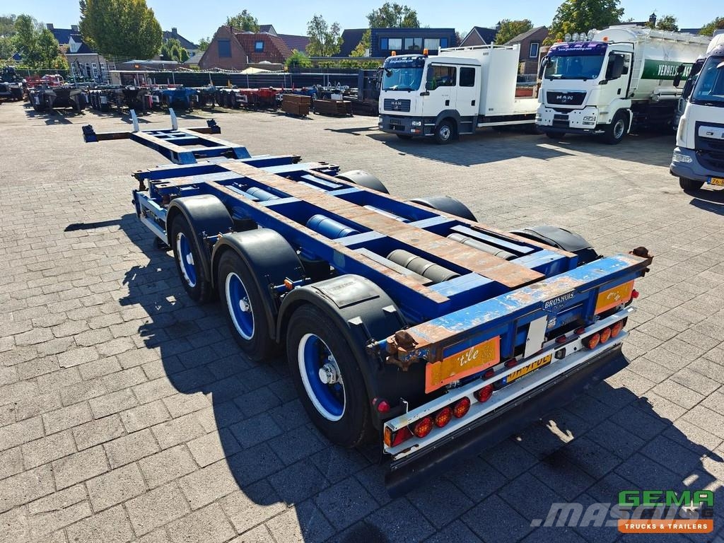 Broshuis 3 UCC-39/45 EU Multi - All Types of Containers - L Kontejnerske polprikolice