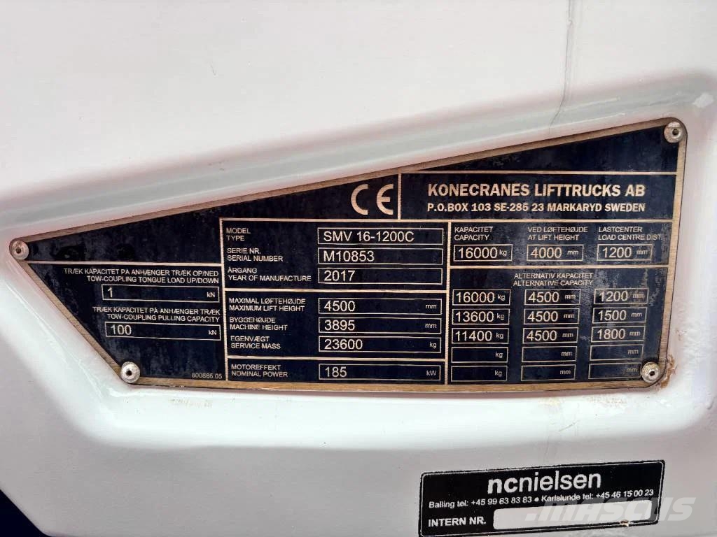 Konecranes SMV 16-1200C Dyzeliniai krautuvai