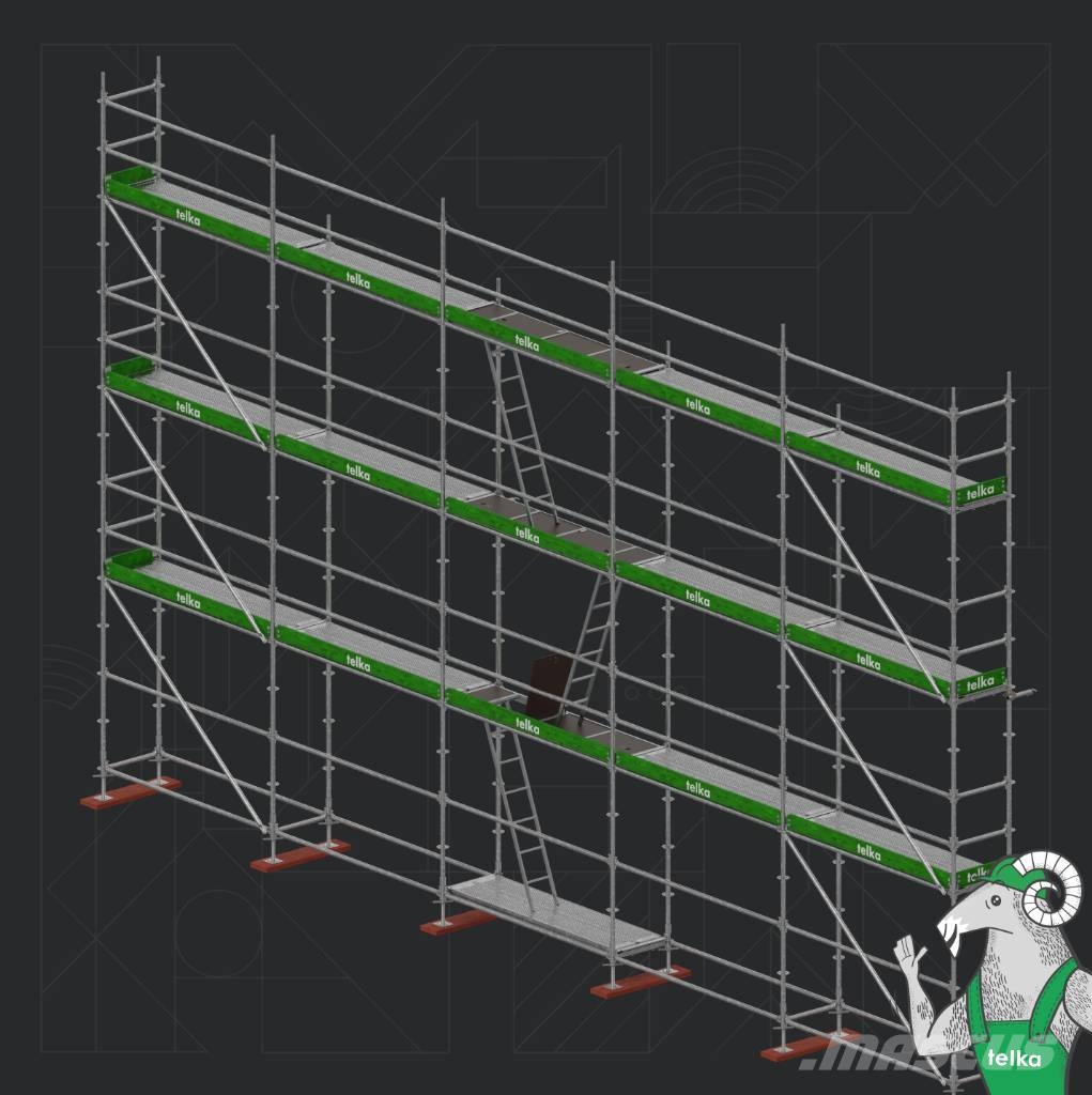 Telka 122,8 m2 Modular Scaffolding échafaudage Pastolių įrengimai