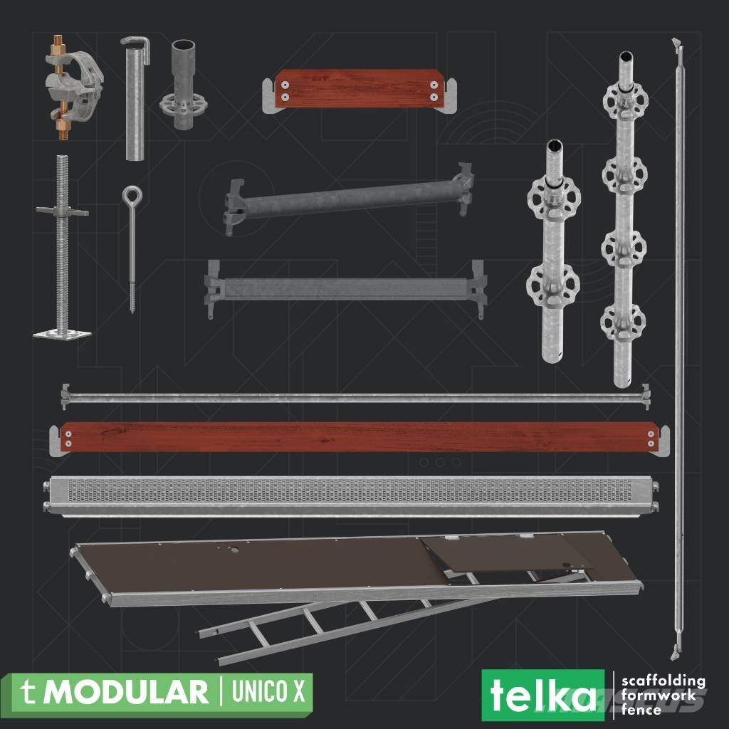 Telka 122,8 m2 Modular Scaffolding échafaudage Pastolių įrengimai