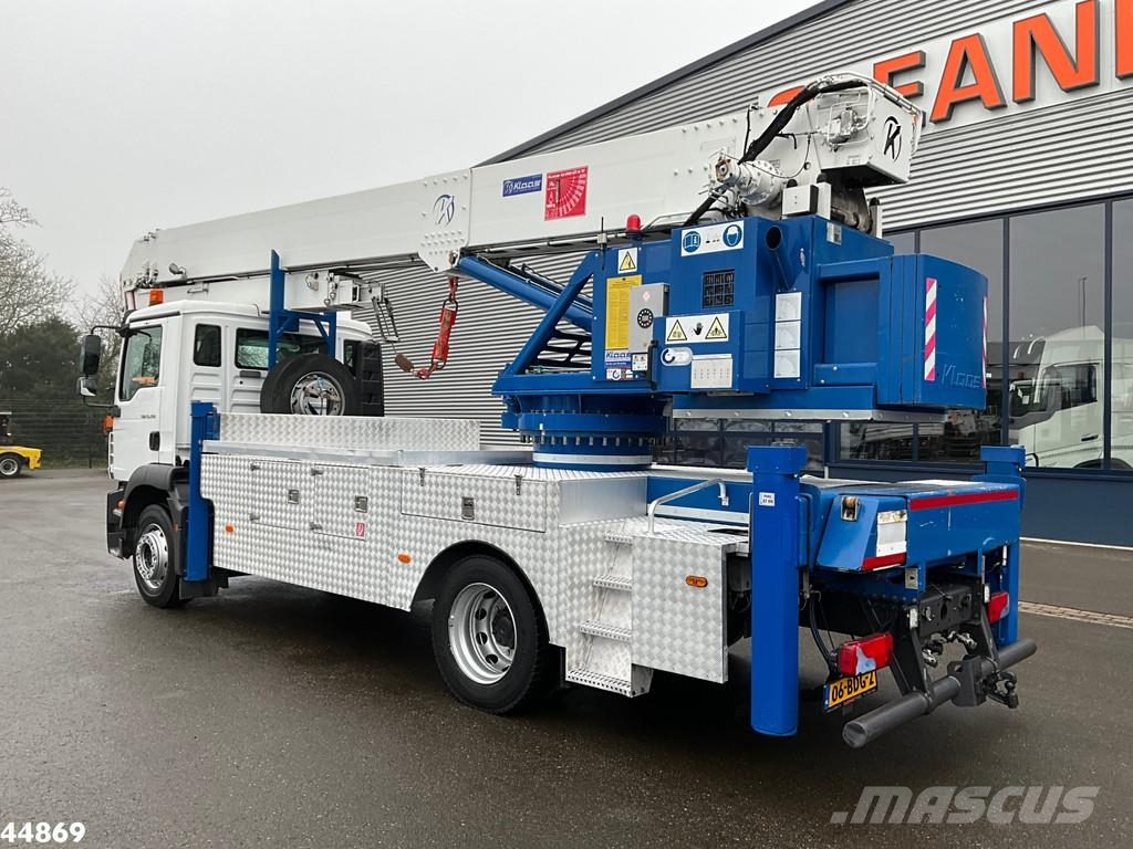 MAN TGM 15.290 Klaas 35 meter Dachdecker Kran Mobiilinosturit
