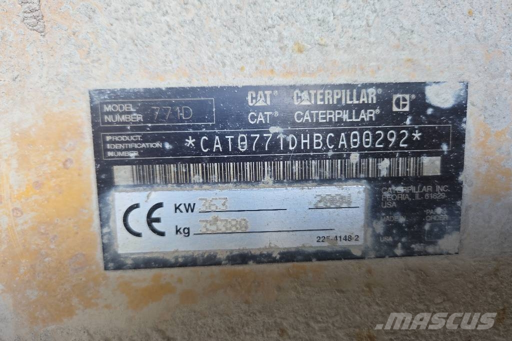 CAT 771D Bergdumper Tipptrucker