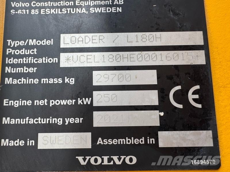 Volvo L 180 H 轮式装载机