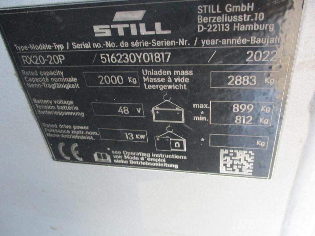 Still RX20-20P Elektrische heftrucks