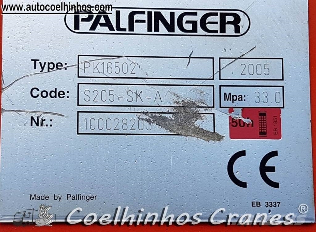 Palfinger PK16502 Performance Grúas cargadoras