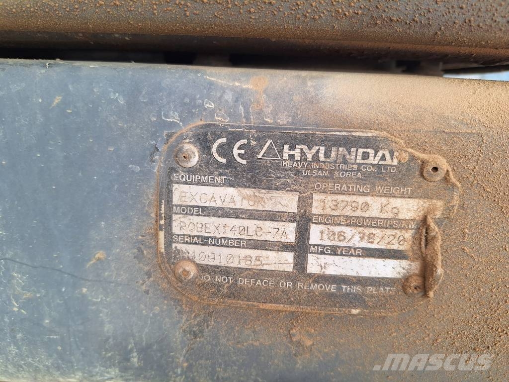 Hyundai 140 lc 7A Bageri guseničari