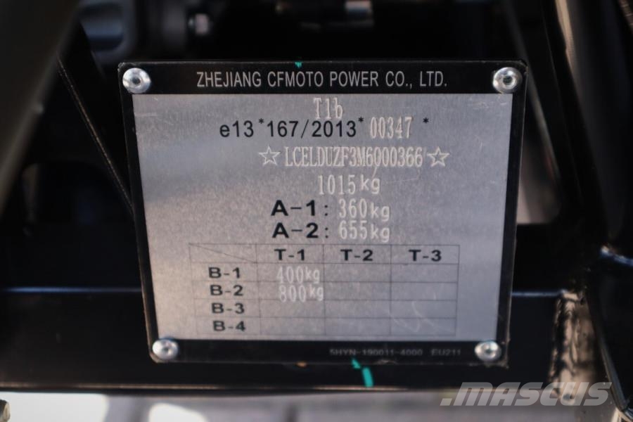 CFMoto UFORCE600 Valid Inspection, *Guarantee! Dutch Regi ATV's