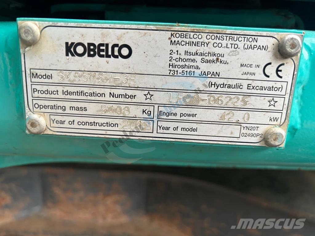 Kobelco SK 85 MSR-3E Bageri guseničari