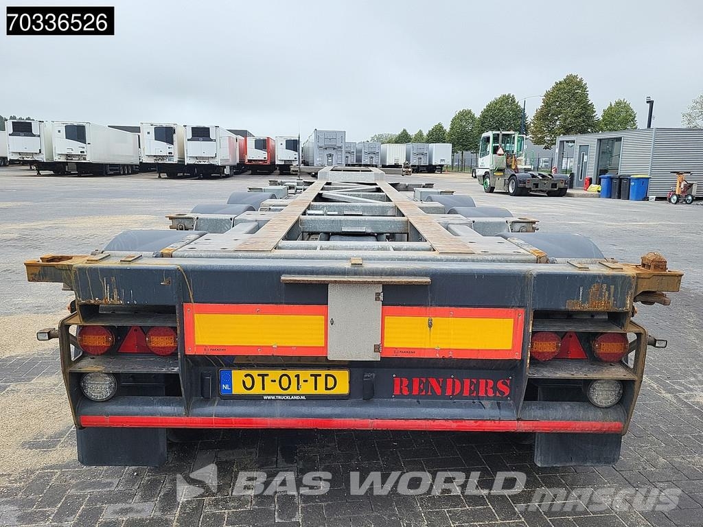REISTREYLER F APK 12-26 Lift Axle 2x20ft 40ft 45ft Konteinertreileri