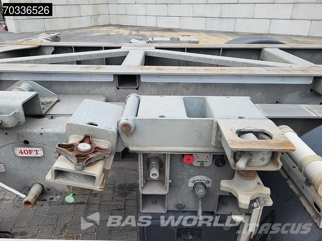REISTREYLER F APK 12-26 Lift Axle 2x20ft 40ft 45ft Konteinertreileri