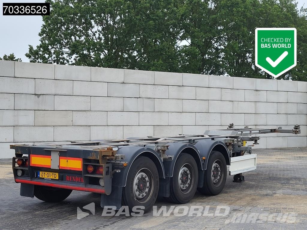 REISTREYLER F APK 12-26 Lift Axle 2x20ft 40ft 45ft Konteinertreileri