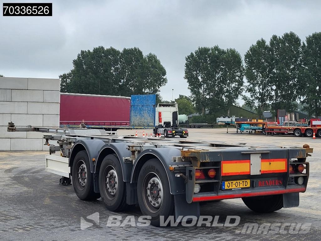 REISTREYLER F APK 12-26 Lift Axle 2x20ft 40ft 45ft Konteinertreileri