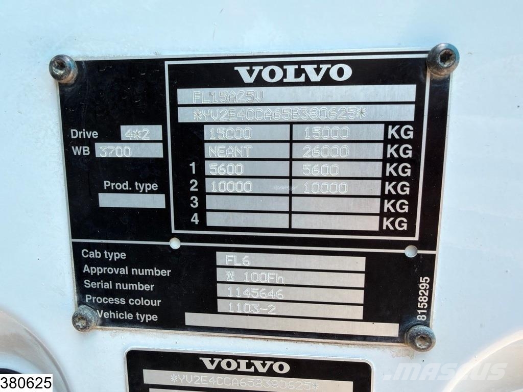 Volvo FL 250 EURO 3, 10500 Liter, 4. Comp, PTO Säiliöautot