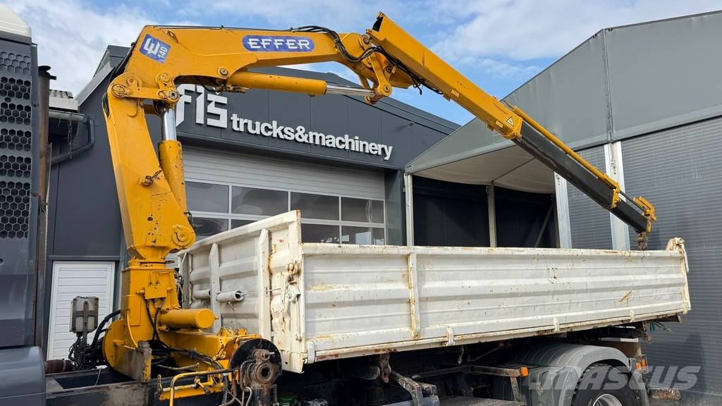 MAN 18.313 4x2 tipper - EFFER 1140 2S crane Camiones bañeras basculantes o volquetes
